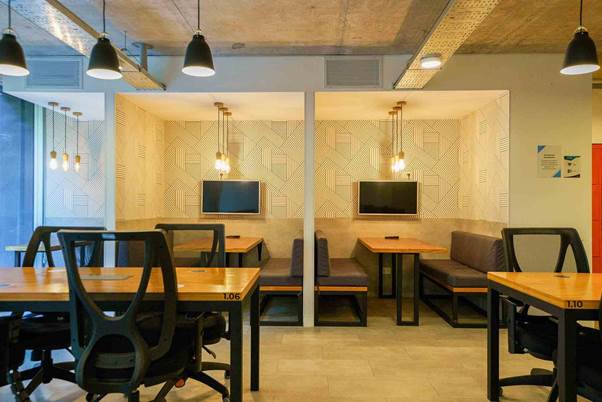 Salas de trabajo en coworking Ugarte