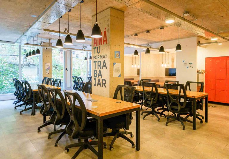 Espacios de un coworking de HIT Ugarte